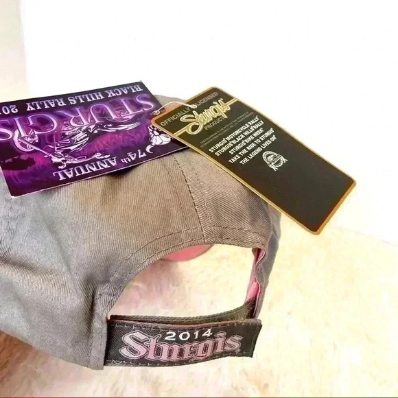 NWT 2014 Offical Sturgis Black Hills SD Rally Adjustable Hat Cap - Picture 4 of 8